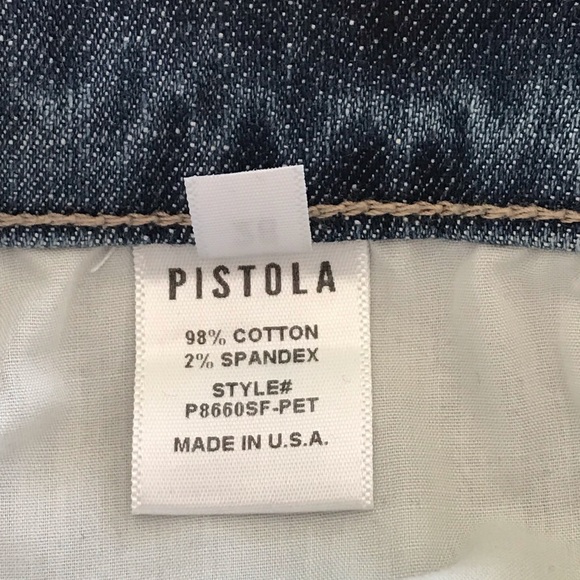 Pistola size 28 roll cuff denim jeans - Picture 5 of 6